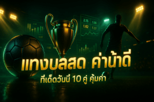 แทงบอลสด ค่าน้ำดี